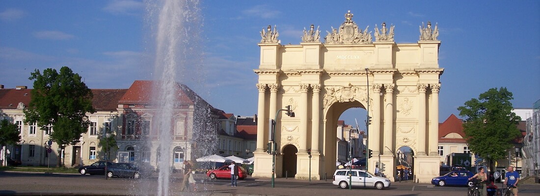 Luisenplatz und Brandenburger Tor