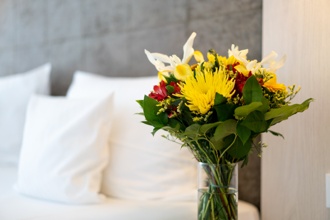 Deluxe Junior Suite im Kongresshotel Potsdam. Blumen bestelen.