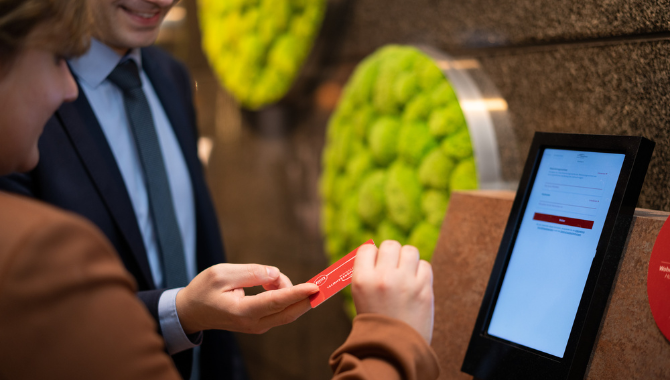 Self-check-in im Kongresshotel Potsdam