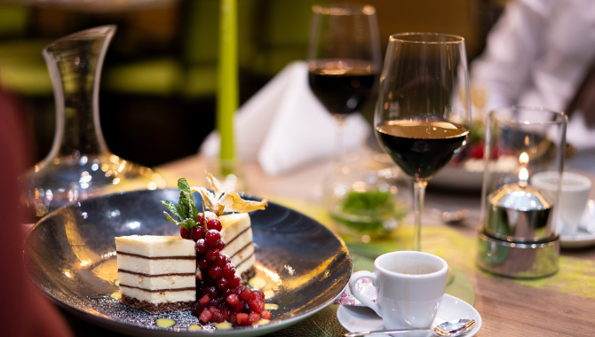 Abendessen für zwei im Restaurant Lemon. Kongresshotel Potsdam