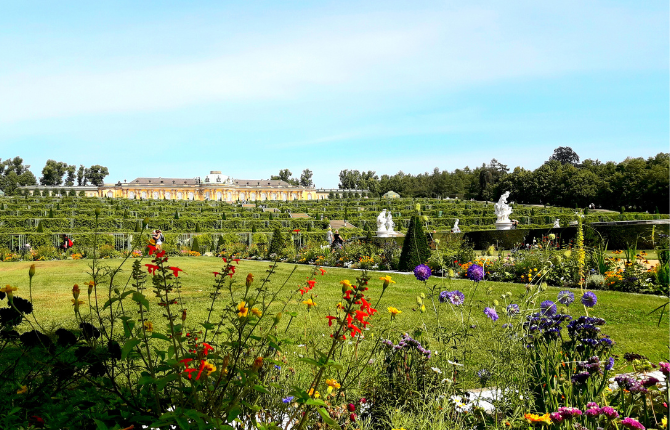 Schloss-Sanssouci-Sommer Schloss Sanssouci.