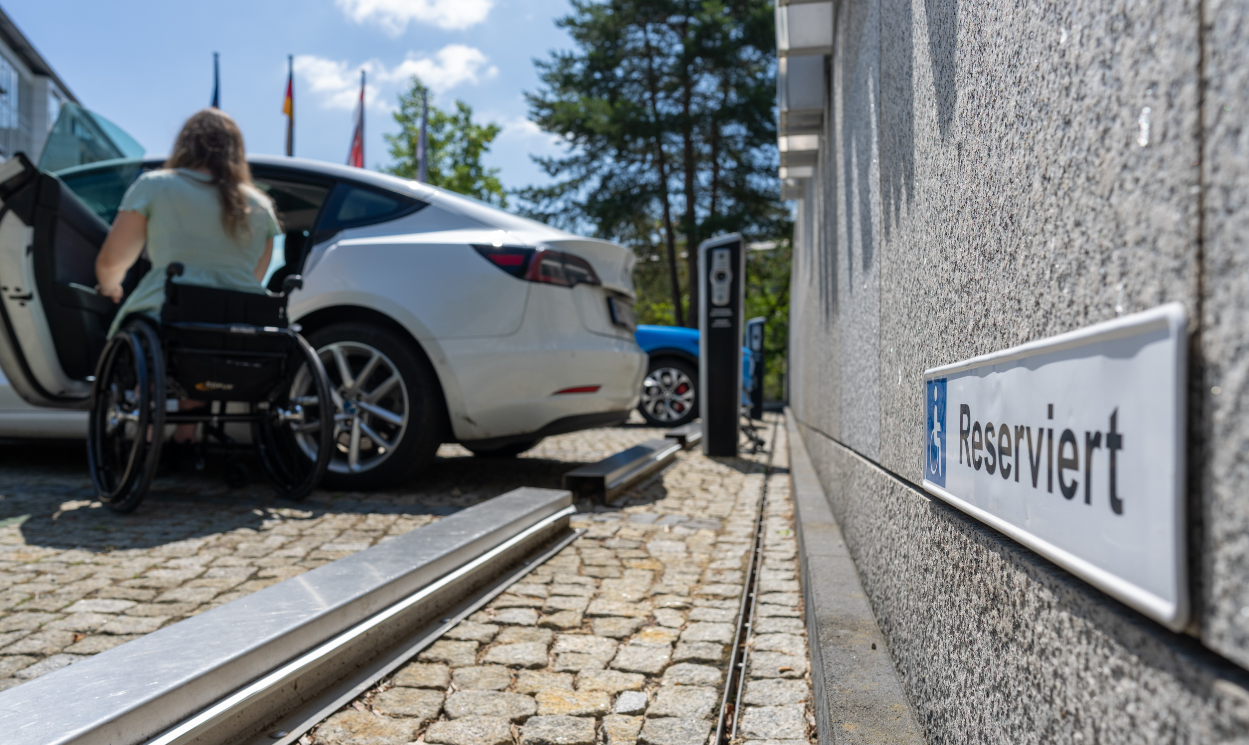 Parken im Kongresshotel Potsdam. 