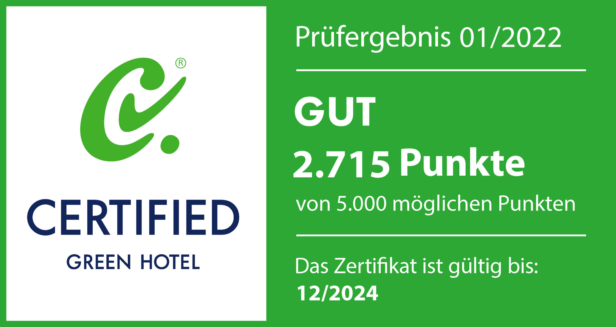 Prüfsiegel_Green_Kongresshotel Kongresshotel Potsdam. Certified. Green Business.