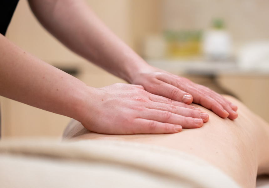 Partial body massage