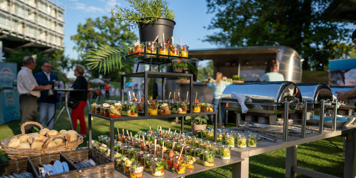 Buffet. Eventgarten.