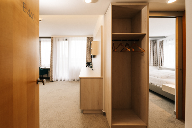 Großzügige Räume in den Studios des Kongresshotels Potsdam.