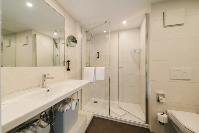 Badezimmer in unseren Studios