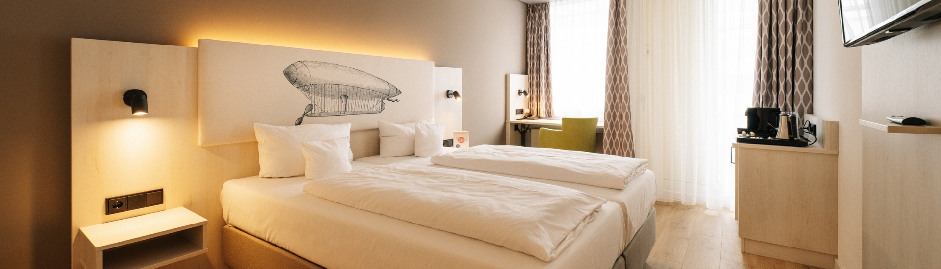 Doppelzimmer Classic im Kongresshotel Potsdam. 