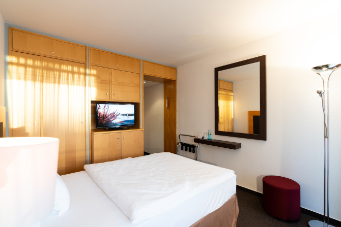 Einzelzimmer im Kongresshotel Potsdam.