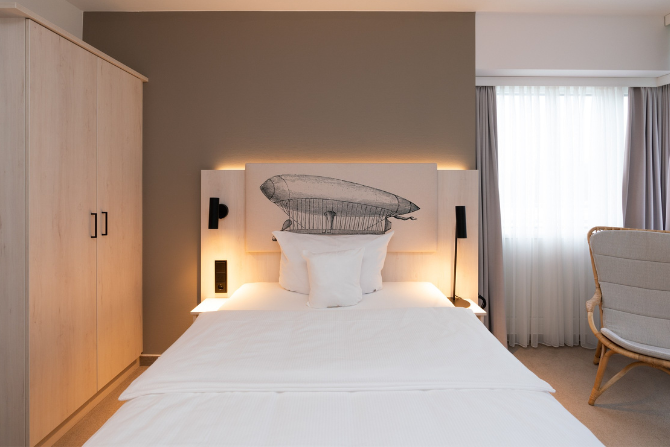 Einzelzimmer im Kongresshotel Potsdam.