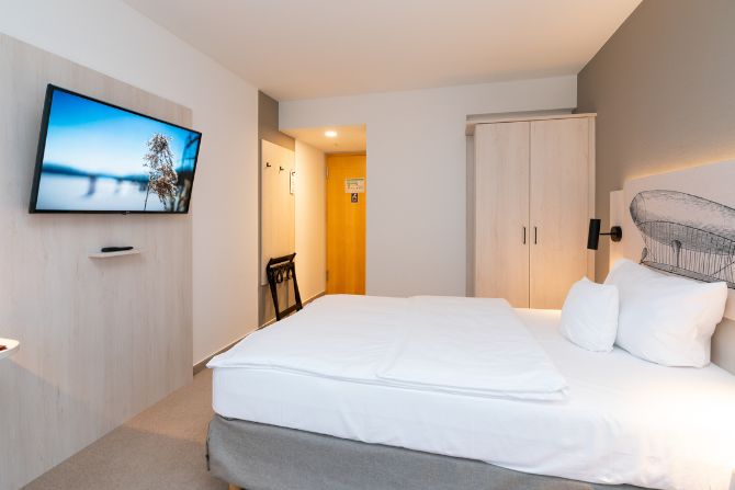 Einzelzimmer im Kongresshotel Potsdam.