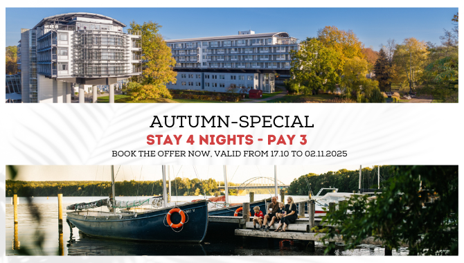 Herbst-Special Übernachtungsangebot im Kongresshotel Potsdam