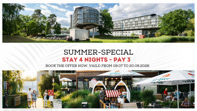 Sommer-Special 4=3 Übernachtungsangebot